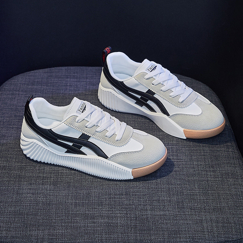 Women's Breathable Casual Flat White Shoes