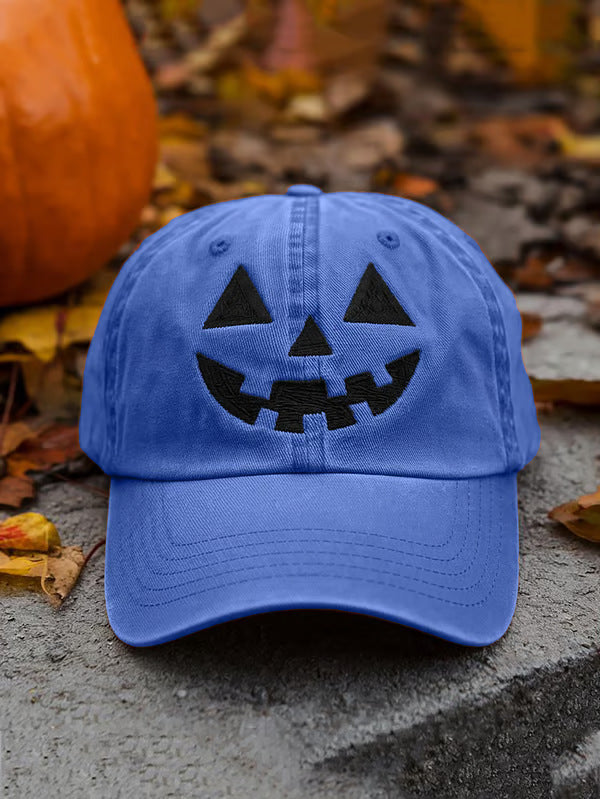 Halloween Personality Pumpkin Autumn Style Printed Hat