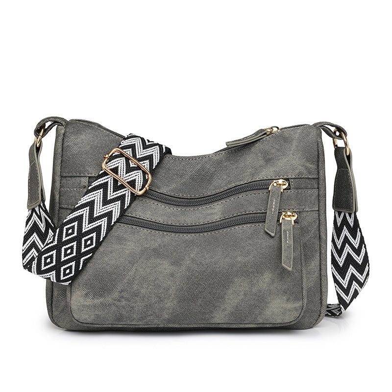 Large Capacity One Shoulder Crossbody New Women's Soft Leather Backpack Bag