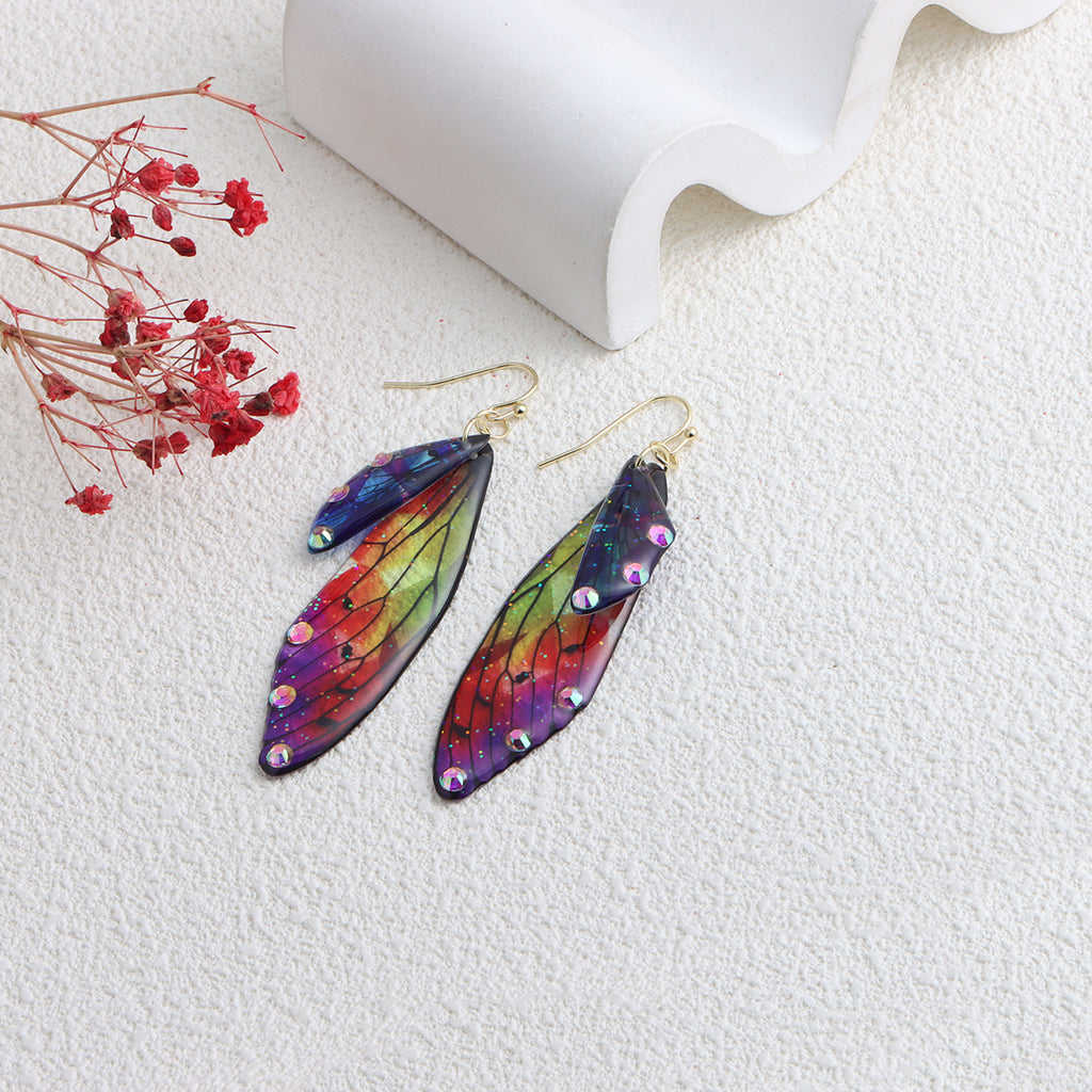 Misty Rain In Southern Personalized Design Simulation Cicada Wings Earrings