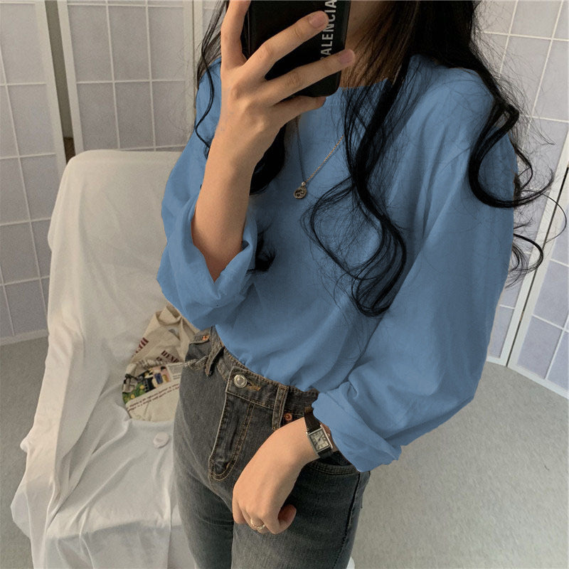 Loose All-matching Student Clothes Women's Top