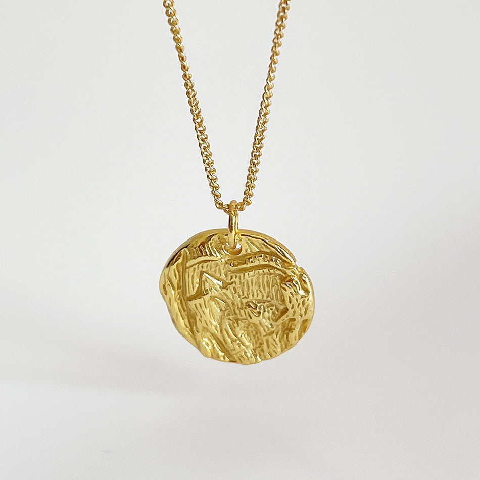 925 Sterling Silver Invisible Necklace Shaped Design Necklace