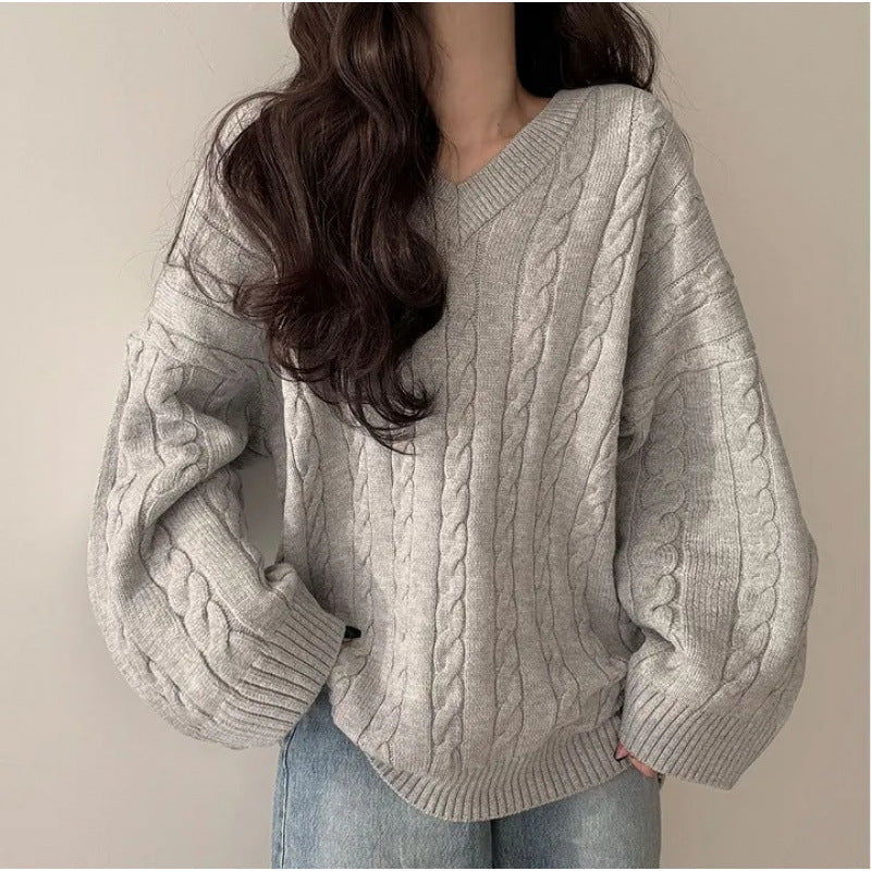 Loose Cozy AutumnWinter Sweater For Women