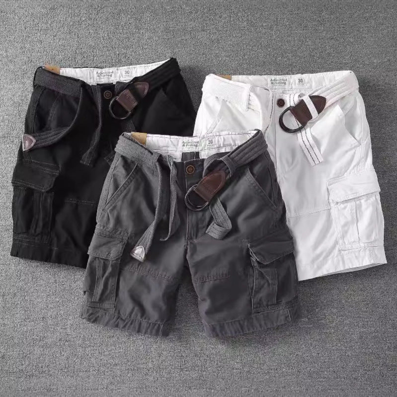 Retro Heavy Casual Overalls Pants