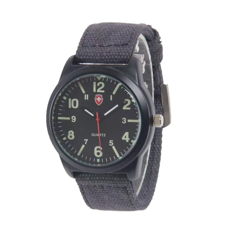 Simple Sports Style Men's Watch Nylon Woven