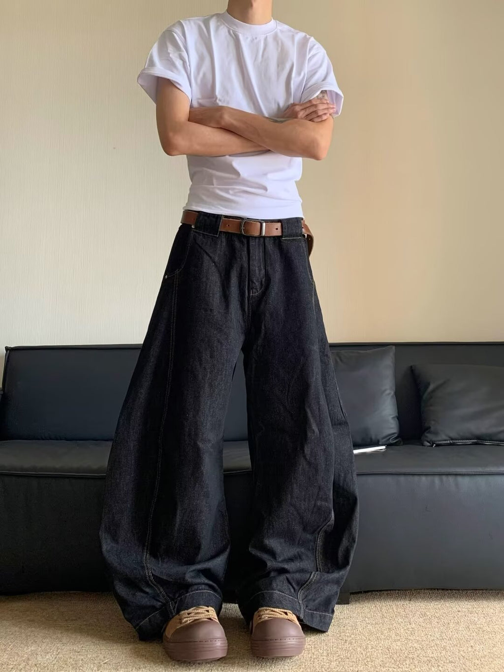 Fashion Personality Wide Leg Jeans