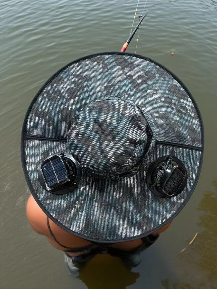 Twin Fan Cap Long Battery Life Large Mah Lithium Battery