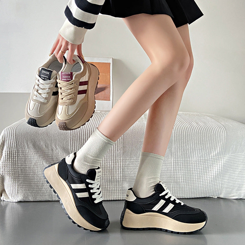 Womens Spring Sneakers For Students That Add Height