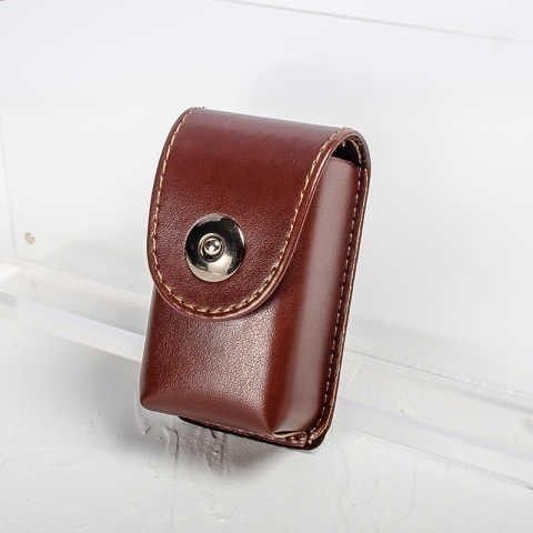 Men's Leather Case Portable Compact Good-looking