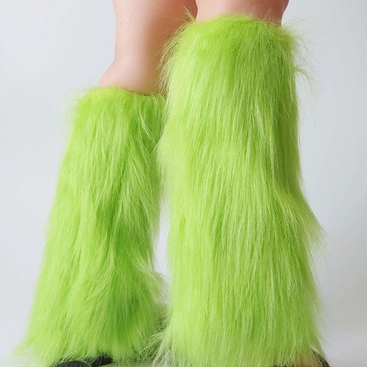 Fur Plush Thickened Warm Leg Niche Wear