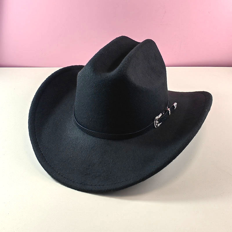 New One-word Top Big Brim Western Cowboy Hat