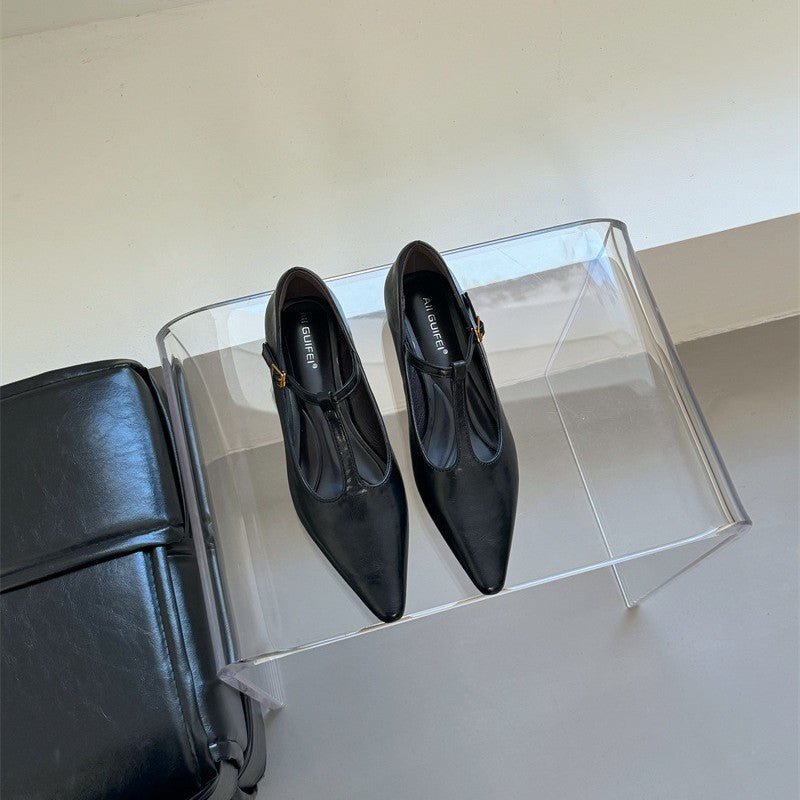 Spring New Casual Versatile Work Mary Jane Shoes