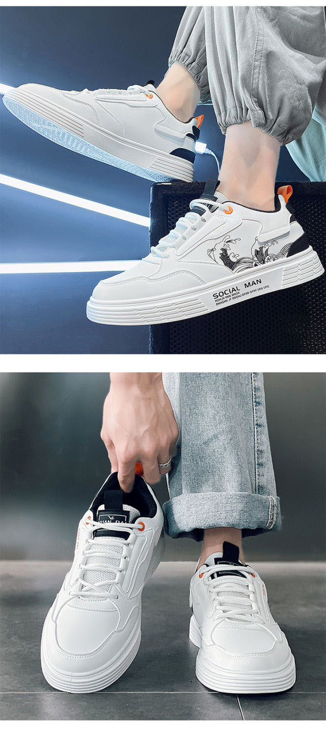 New Spring Summer Board Shoes Men's Casual Fashion Sports Flat Shoes Trendy Casual And Comfortable Men's Shoes