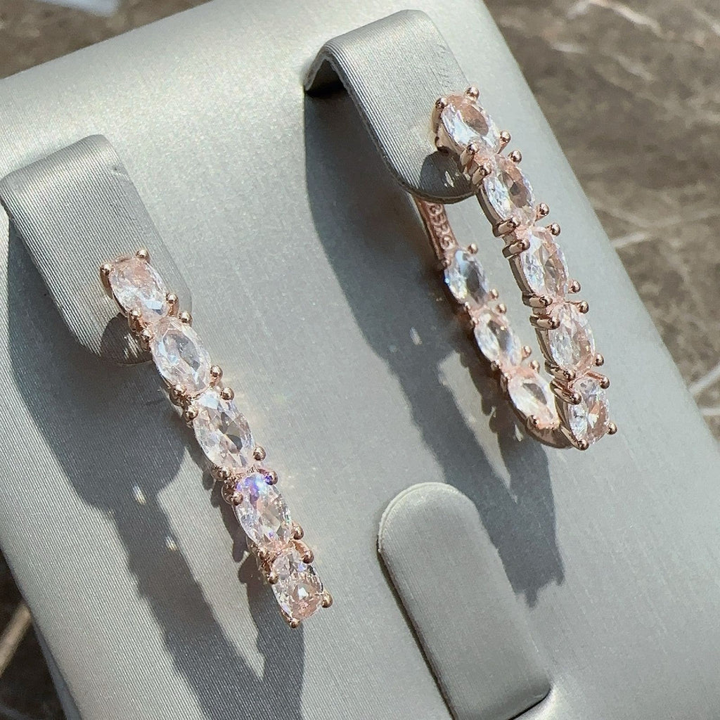 Design Lvzuan V-shaped Personality Affordable Luxury French Texture Temperament Wild Ear Clip