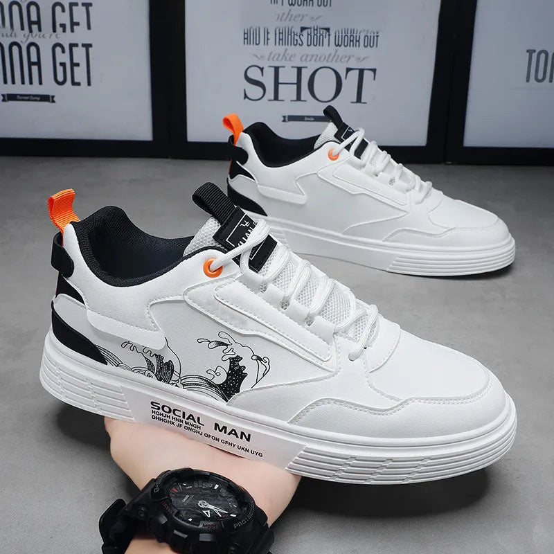 New Spring Summer Board Shoes Men's Casual Fashion Sports Flat Shoes Trendy Casual And Comfortable Men's Shoes