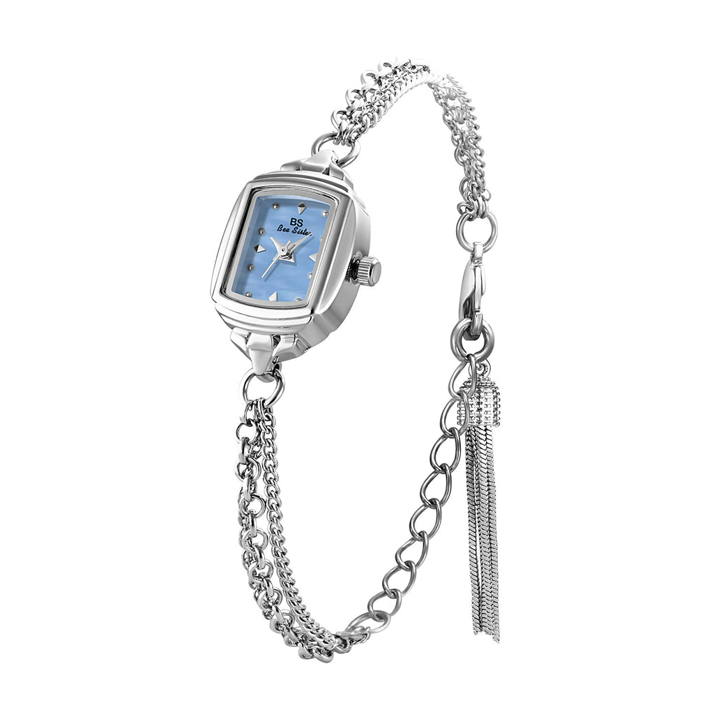 Ladies New Minority Simple Light Blue Watch