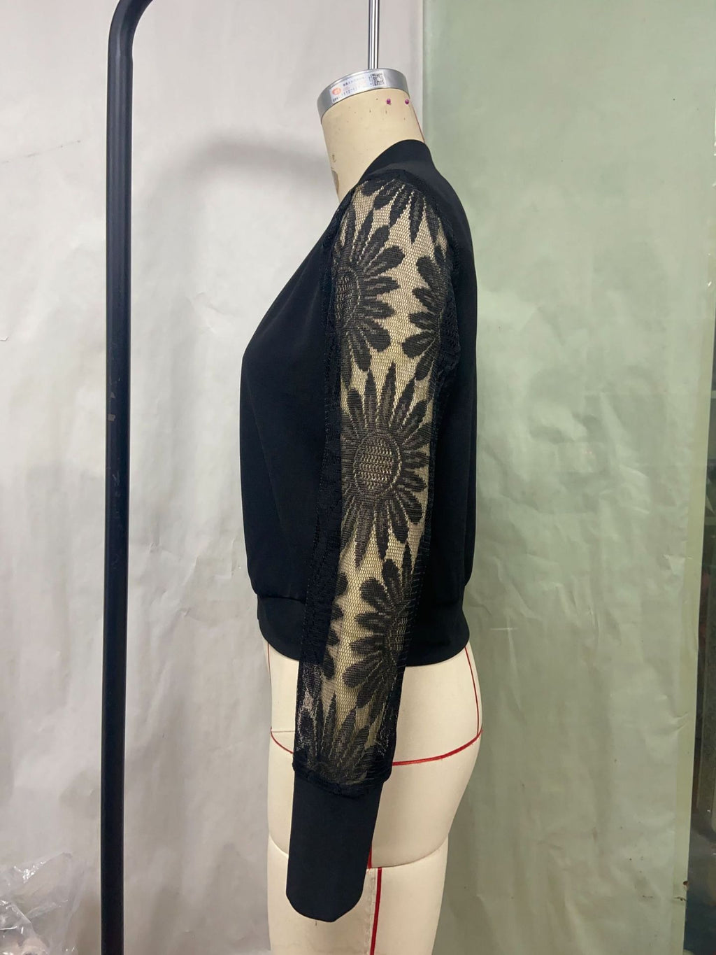 Women's Casual Jacket Black Fashion Long Sleeve