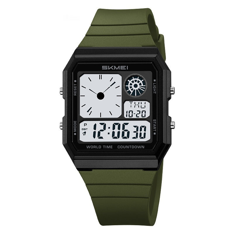Men's Waterproof Multifunctional Electronic Sports Watch