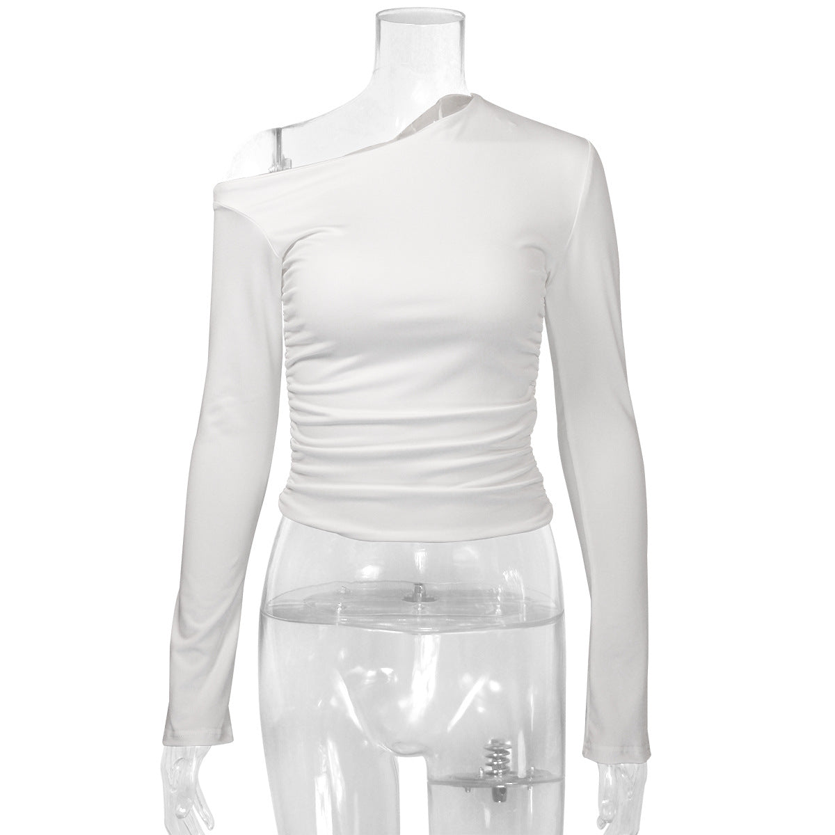 Women's Boatneck Off-shoulder Long-sleeve Base Top