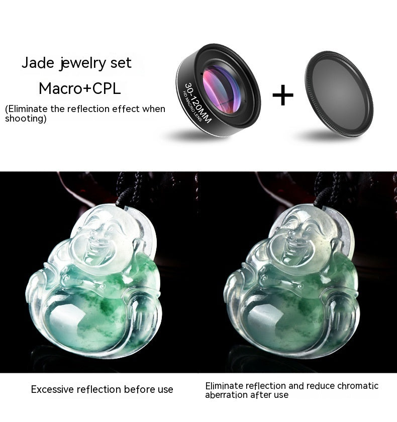 30-120mm Long-distance Mobile Phone Rear Macro Lens