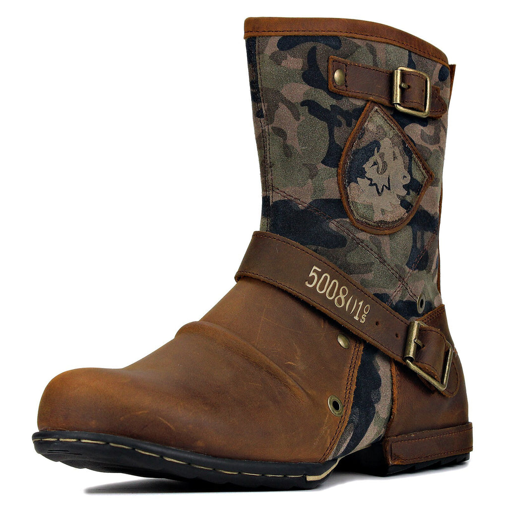 Mid-High Tube Men's Cowboy Boot