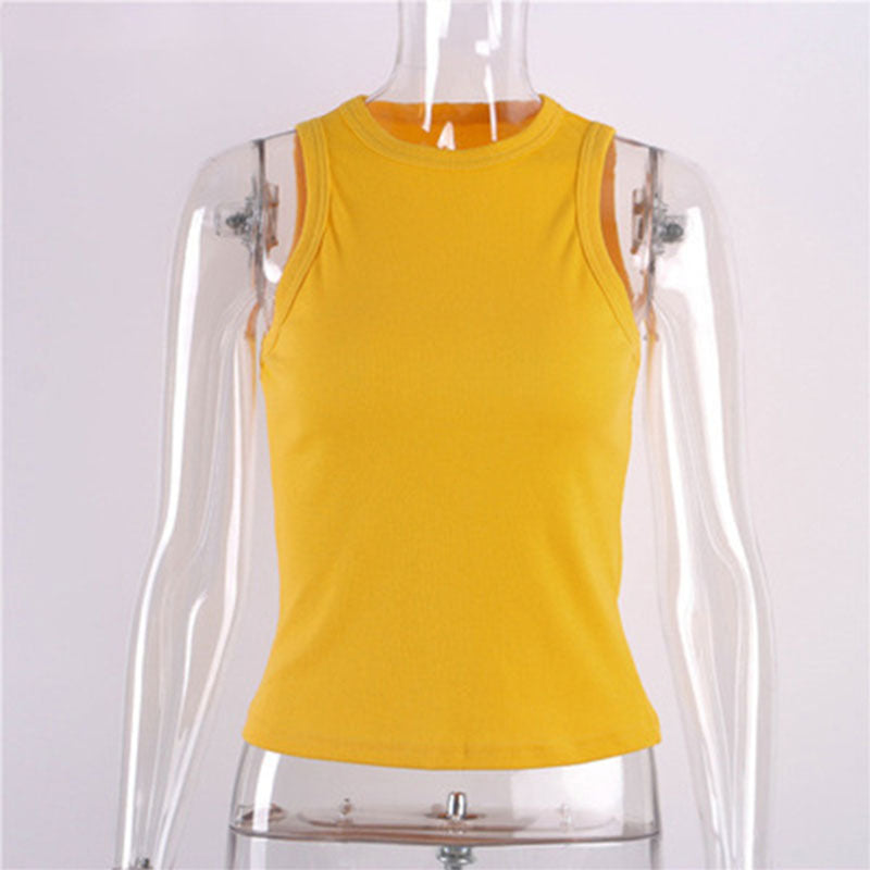 Summer Slim Fit Short Sexy Slim Fit Vest Tight
