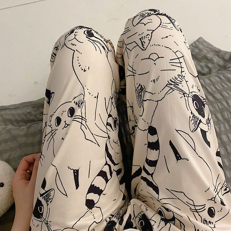 Cartoon Japanese Pajama Pants Student Female Anti-mosquito Cute Dormitory Leisure
