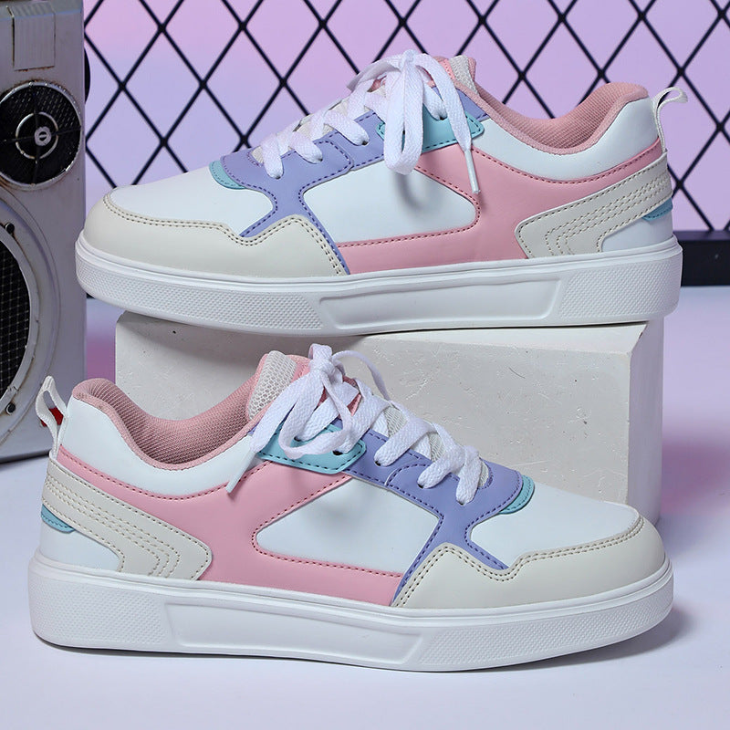 Platform Skateboard Shoes Couple Casual Flat Shoes