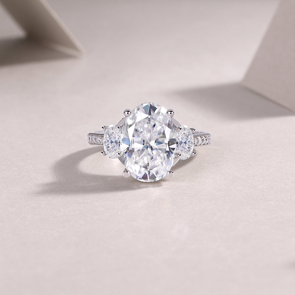 1Crown Of Radiance - A Fashionable And Luxurious Jewelry Accessory Set With Moissanite S925 Sterling Silver And Platinum-plated Diamond Prohibit TikTok sales