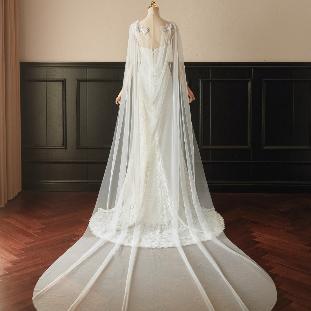 Mesh Lace New Style Bridal Wedding Shawl