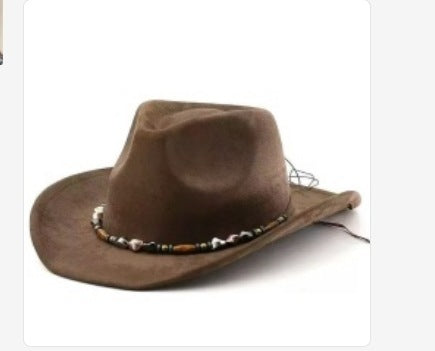 Curved Edge Western Cowboy Hat Men And Women