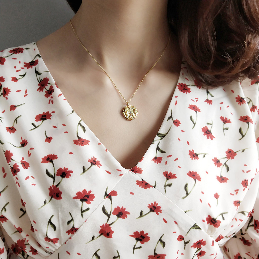 925 Sterling Silver Invisible Necklace Shaped Design Necklace