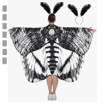 Halloween Cloak Rotating Butterfly Shawl Decoration
