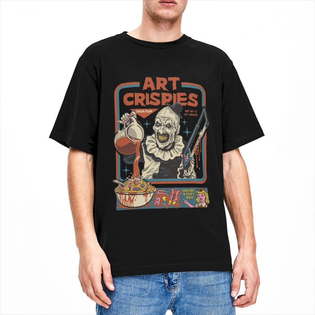 Art Crispies Scary Clown Shirt Solid Color