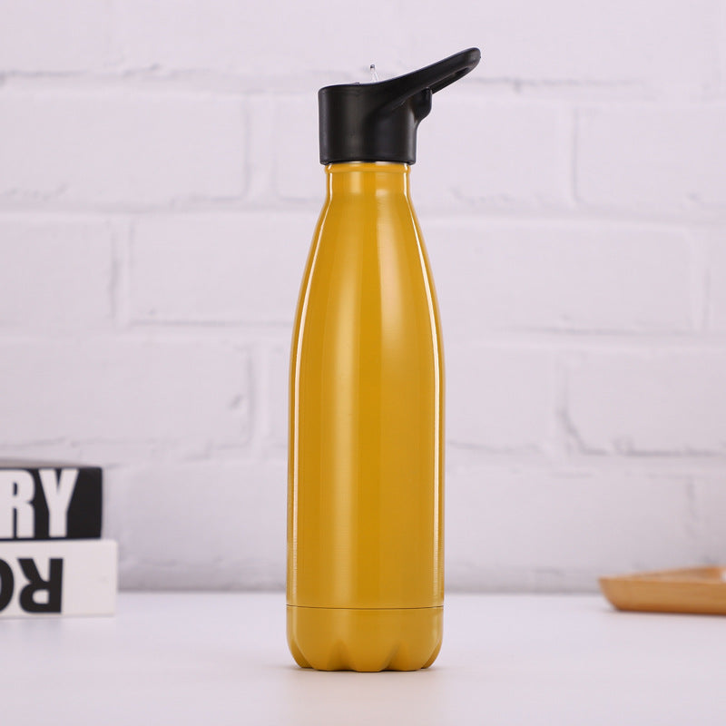 Stainless steel outdoor sports bottle