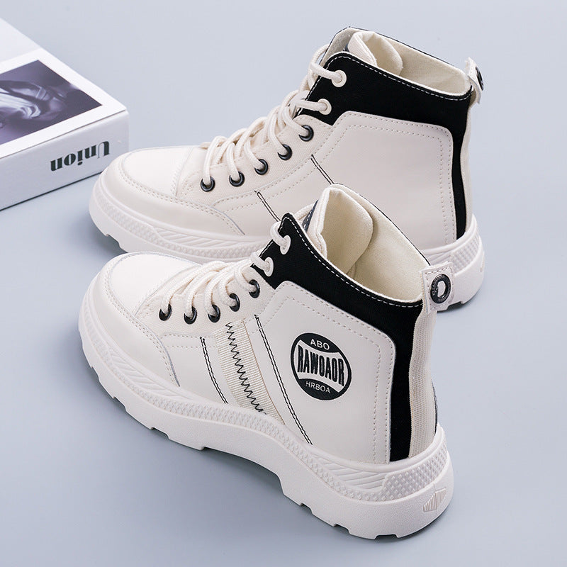 New Martin Boots Women Fashion British Style Thick Sole