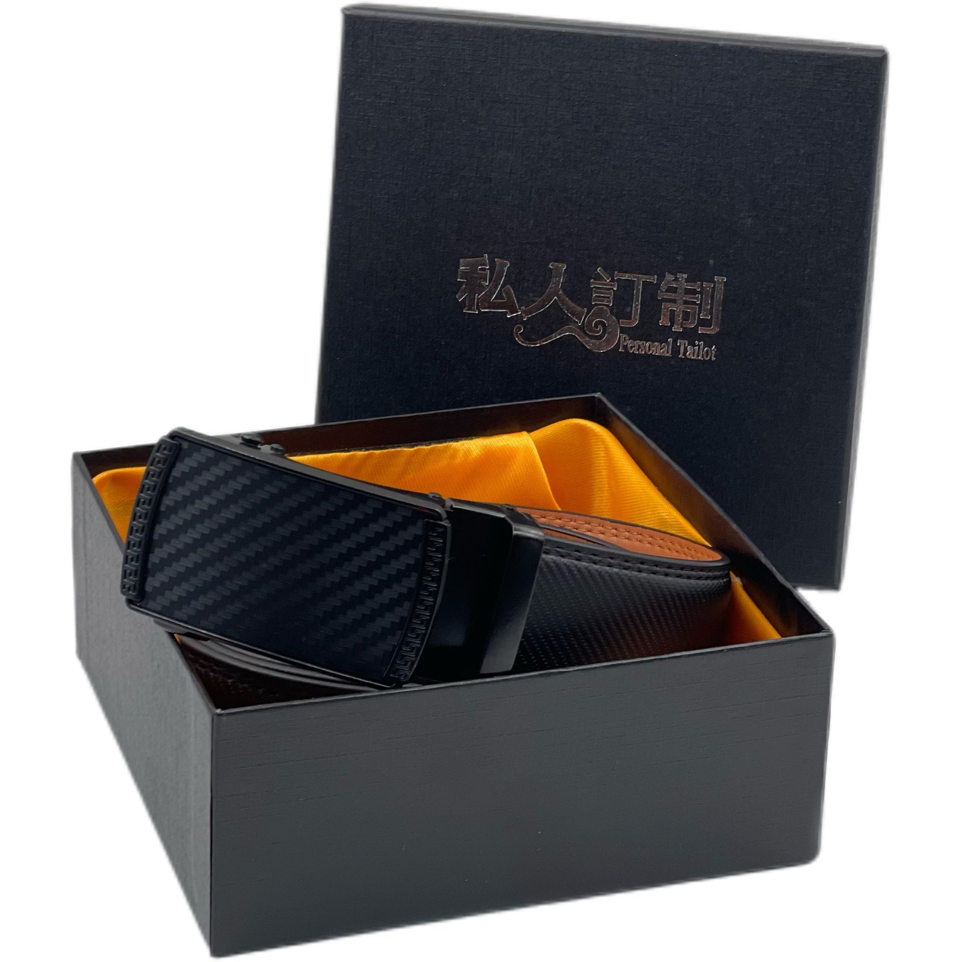 Men's Leather Belt Versatile Cowhide Automatic Buckle