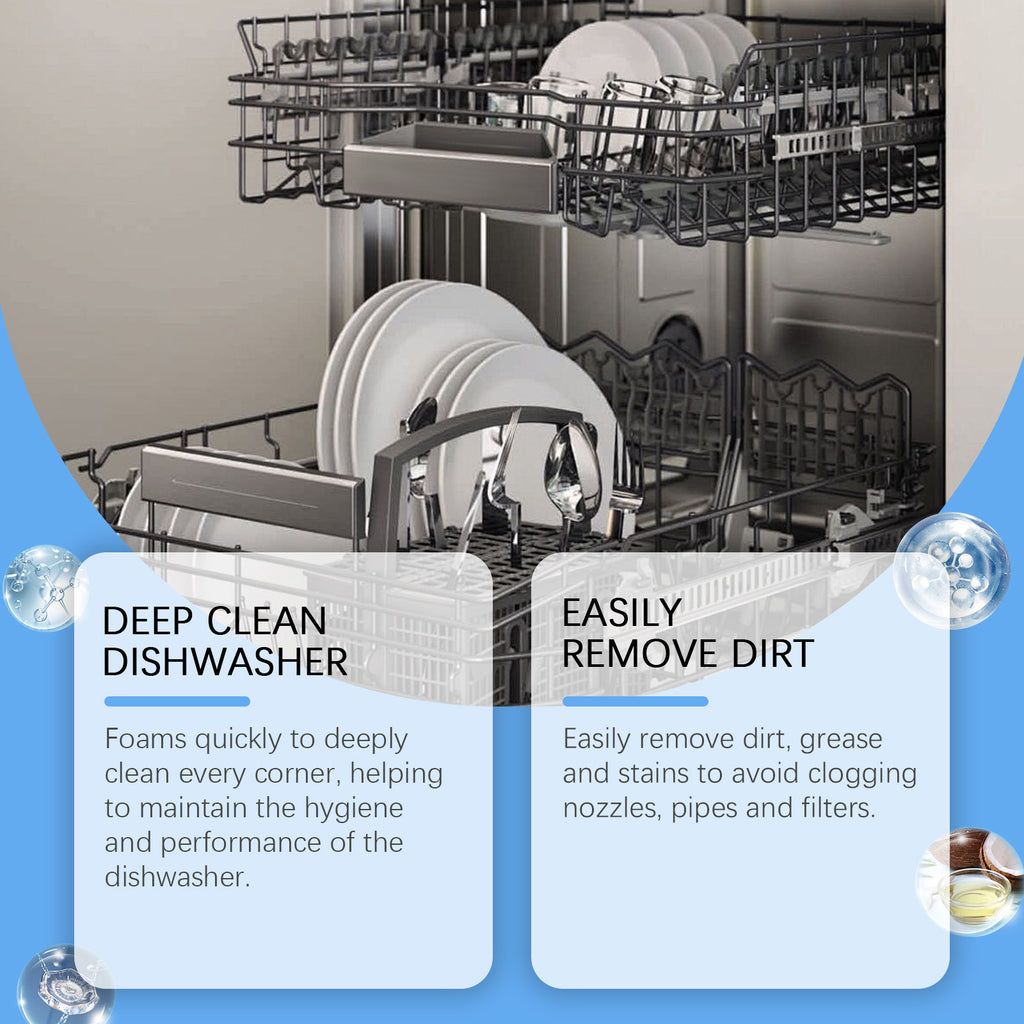 Remove Oil Stains And Scale Household Kitchen Dishwasher Cleaning Odor