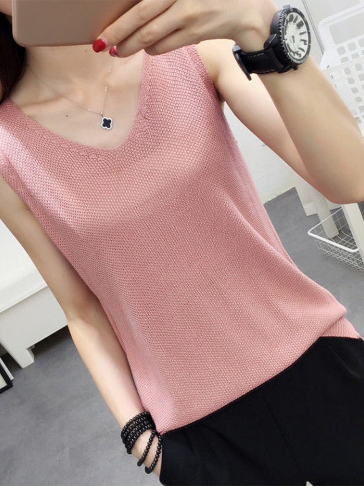 Loose Large Size Strap Vest For Women Summer
