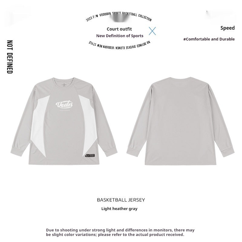 T-shirt Men's American Basketball Sports Running Top Breathable Mesh