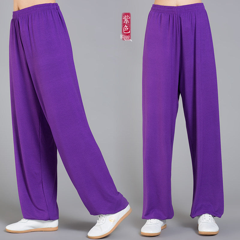 Martial Arts Performance Tai Chi Costume Modal Lantern Practice Pants