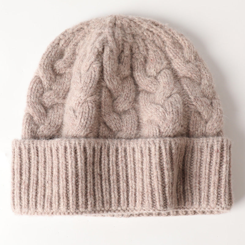 Men's And Women's Warm Thickened Men's Woolen Cap Outdoor Riding Cold-proof Ear Protection