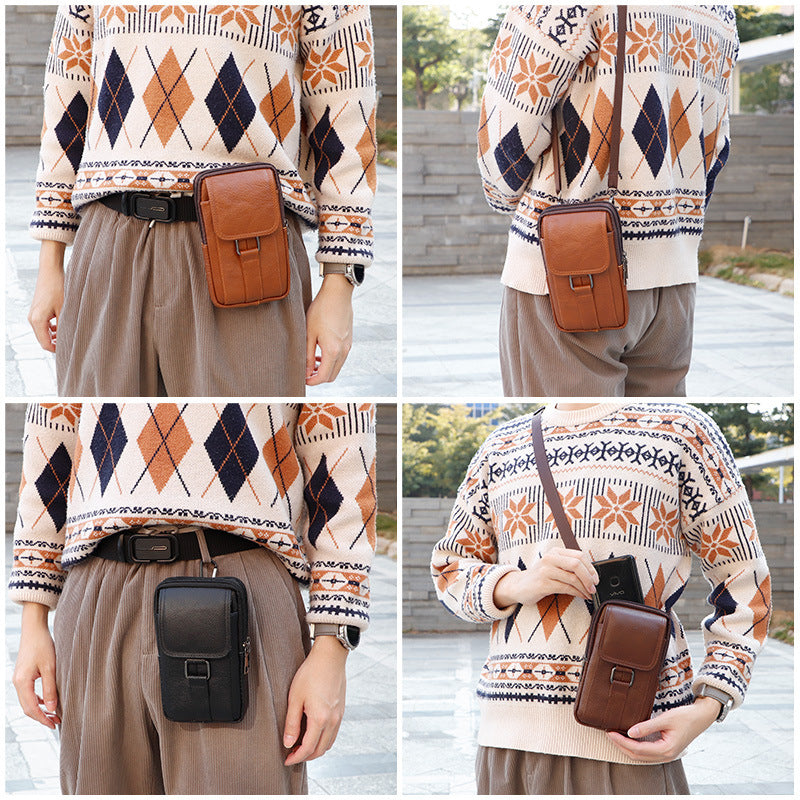 Men's Multi-functional Belt Crossbody Working Waist Bag