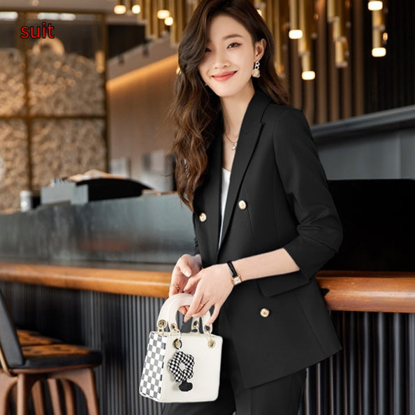 Spring And Autumn Business Two-piece Set For Women
