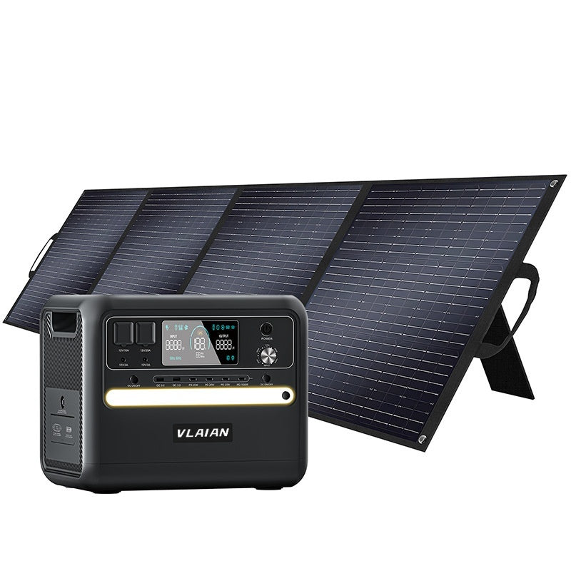 200W Solar Power Panel Outdoor Portable Power Station
