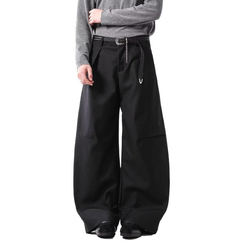 Loose Casual Pants Men's Versatile Thin Draping Wide Leg