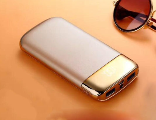 Portable with LCD display charging treasure