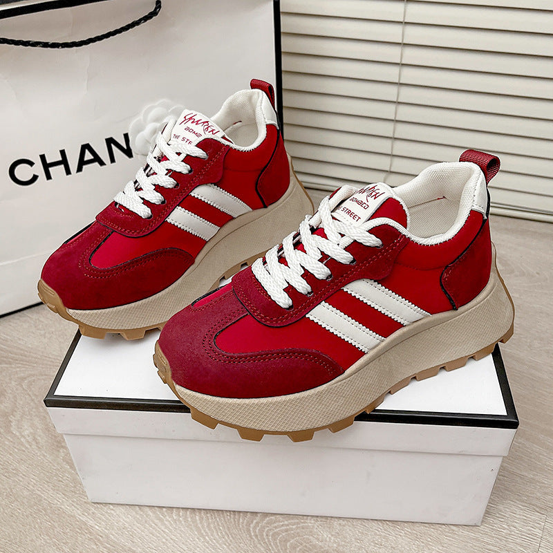 Women's Platform Increased By Comfort And Casual Sneaker