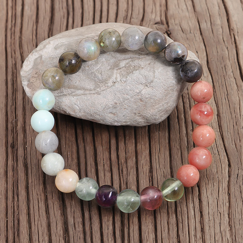 New Stone Necklace Bracelet Yoga Lotus