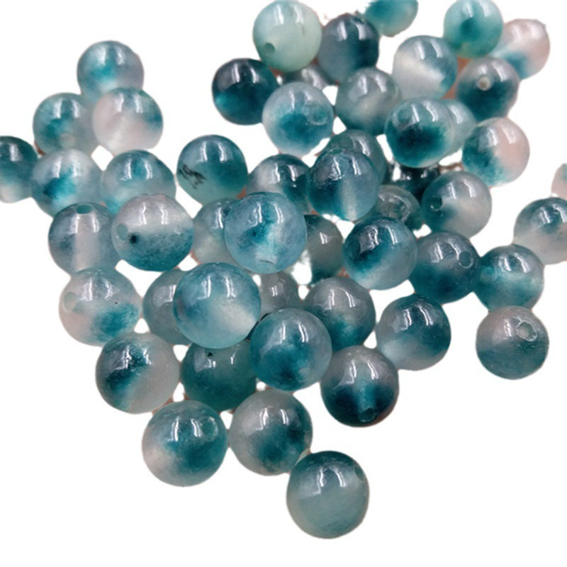 Ornament Accessories Jade Floating Flowers Scattered Beads